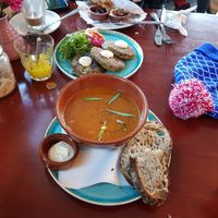 Koffie ende Koeck - seasonal soup and fritters at Koffie ende Koeck in Amsterdam