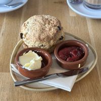 Scone with butter & jam  at Koffie ende Koeck in Amsterdam