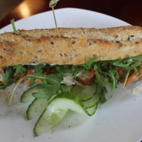 smoky tofu sandwich at Koffie ende Koeck in Amsterdam