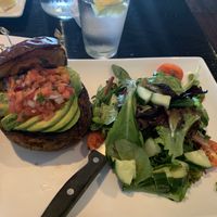 Vegan Burger at Shore Diner in Sarasota