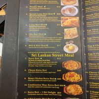 I got the Lensu Roti meal that is yellow lentil base. Though looking like a small portion was supper filling with the roti. The guy is awesome. Always have a good chat and he is ve at 7 Siri - Taste of Sri Lanka in Auckland