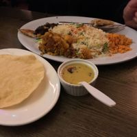 curry and fried rice  at 7 Siri - Taste of Sri Lanka in Auckland