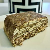 Lazy peanut butter cake at Innocent Sweets in Dubai