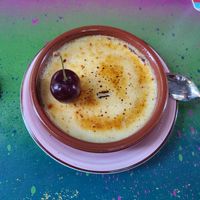 Käsekuchen brülee at Rübenrot in Augsburg