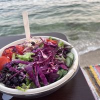Salad with a view 🌞  at NutriGreens Salad Bar - Food Stall in Sarande