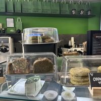 Vegan cake  at Matcha Crew in Barcelona