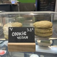 Vegan cookies  at Matcha Crew in Barcelona