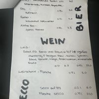 Menu: alcolic Drinks  at DIE schwestern in Nuremberg