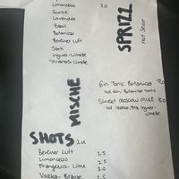 Menu: alcoholic drinks 2  at DIE schwestern in Nuremberg