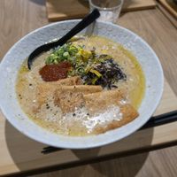 Spicy vegan ramen at Ramen O in Canberra