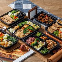 Vegan Bento at Vegetsai Vegan Bento - MRT Shuanglian Station B60 in Taipei