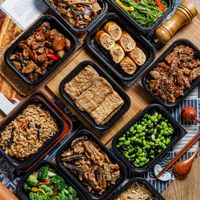 Cooked Side Dishes at Vegetsai Vegan Bento - MRT Shuanglian Station B60 in Taipei