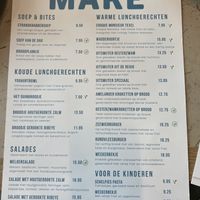 Vegane Optionen sind deutlich gekennzeichnet   at Restaurant Mare in Groningen