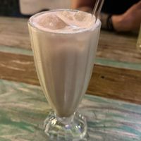 Horchata de coco 😍 at VeganBarrio in Cozumel