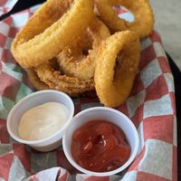 Onions rings   at Go Vegan GR in Grand Rapids