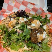 Sagittarius (falafel wrap) at Go Vegan GR in Grand Rapids