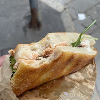 Focaccia “Sono tonnato"  at Focacceria Cecino in Milan