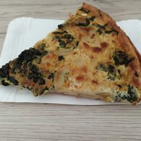 Farifrittata con cavolo nero at Focacceria Cecino in Milan