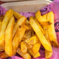 Fries at Hinterland Alcohol-Free Bar and Cafe in Manchester