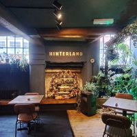 Interior at Hinterland Alcohol-Free Bar and Cafe in Manchester