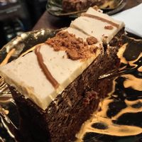 Sticky toffee biscoff cake at Hinterland Alcohol-Free Bar and Cafe in Manchester