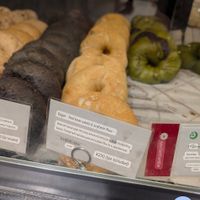 red bean paste &soybean flour bagel at Grandir - Kyoto Porta Store in Kyoto