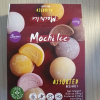 Mochi ice selection at Asiana Supermarket in Nice