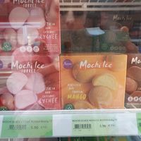 Mochi ice selection at Asiana Supermarket in Nice