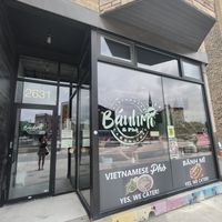 Shop entrance at Banh Mi Spot in Chicago