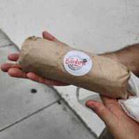 Vegan Banh mi sandwich to go at Banh Mi Spot in Chicago