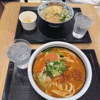 Large tan tan (double noodles)  at Marugame Udon in San Diego