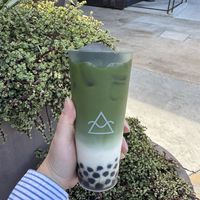 Matcha with Oat Milk   at OMOMO Tea Shoppe in San Diego