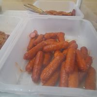 Com chay selection. Vegan sausages at Cơm chay Thanh Tịnh in Ho Chi Minh City