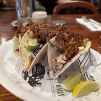 Jackfruit n fable mushroom tacos at Finn Mccools Eatery  in Hamilton