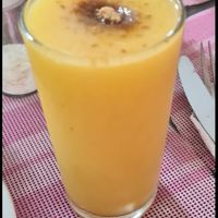 jugo de maracujá at Momentos de Pan y Soya in Bogota