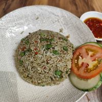 toona (pickled veg) fried rice at Gaia - 凯雅蔬食 in Johor Bahru