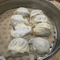 Veg steamed dumplings  at Shanghai Dumpling King in San Francisco