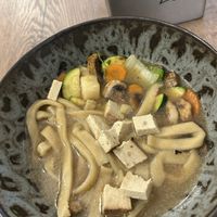 Vegane selbstgemachte Ramen mit Räuchertofu  at Freund's Lokal in Eferding