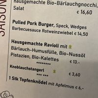 sasionale Gerichte (März 2026)  at Freund's Lokal in Eferding