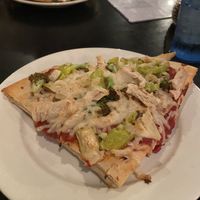 The Danielle has vegan chicken and cheese! This is the slice   at Bottoms Up Pizza in Richmond