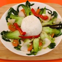 Bok Choy Delight at Tin Corner in Frederick