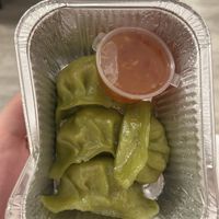 steamed vegetable dumplings  at Pho Fi in Florence