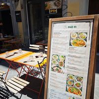 Outside at Pho Fi in Florence