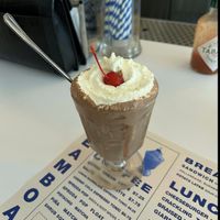 chocolate malt  at DREAMBOAT in San Diego