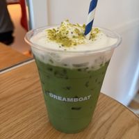 Pistachio Matcha Latte  at DREAMBOAT in San Diego