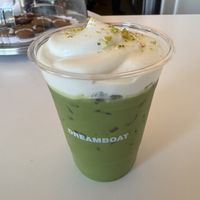 Pistachio Matcha Lattee  at DREAMBOAT in San Diego