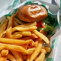 loaded beyond dirty burger at Dirty Vegan Shack in St Louis