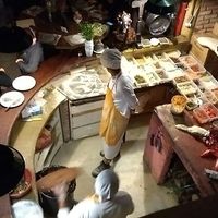 Kitchen in pizza saturday night at Ser-Afim Joao do Grao in Cotia