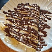 Vegan Nutella crepe at Yummy Brunch in Malaga