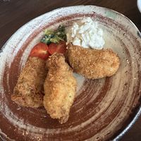 Vegan oysters  at Vegan Ramen YADOKARI in Fukuoka